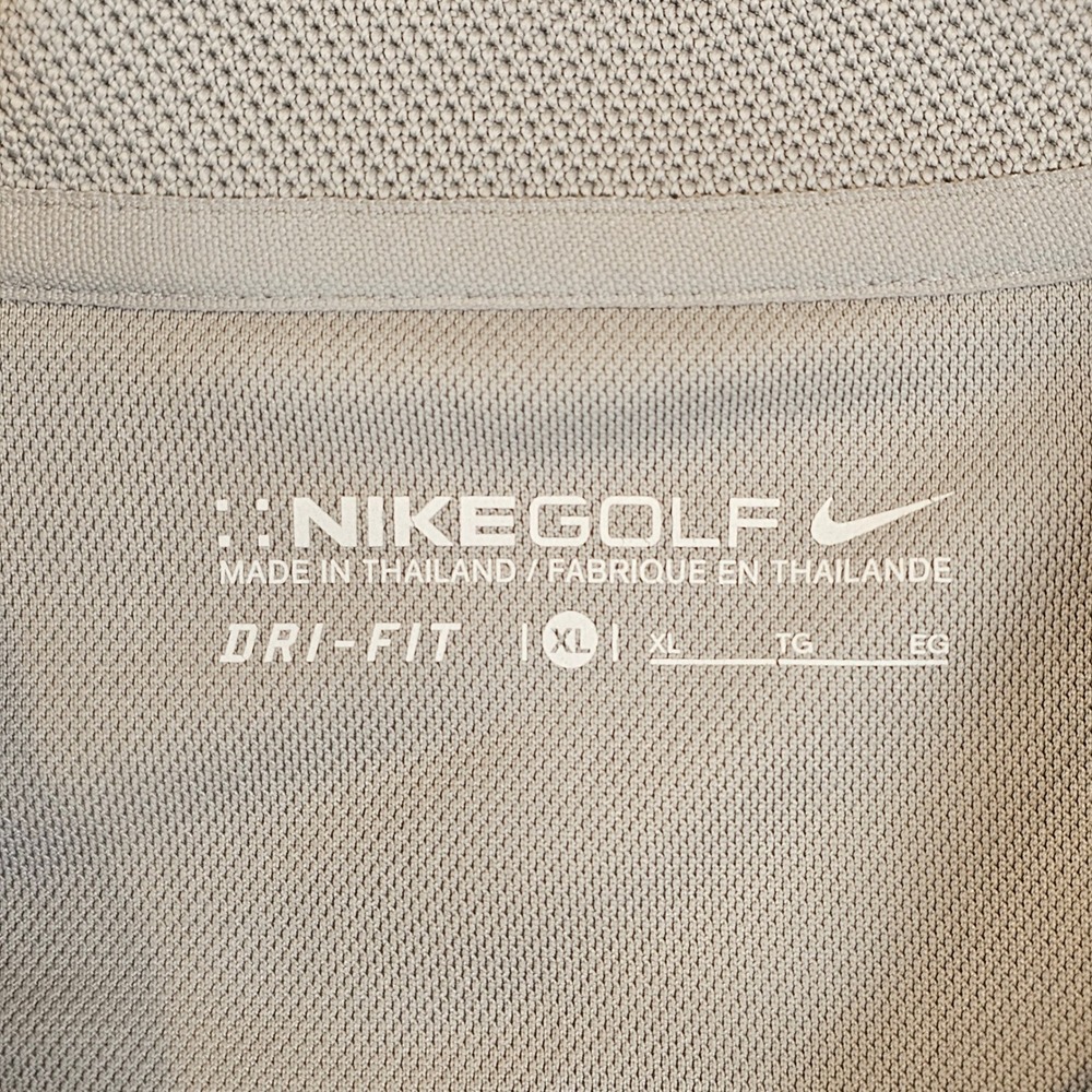 Nike Golf Mens Gray Brickyard 400 2010 Dri-FIT‎ Polo Shirt XL 128898-012 - Picture 6 of 9